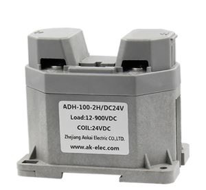 12V 100A 2NO קטר חשמלי כפול סליל DC Contactors ממסר